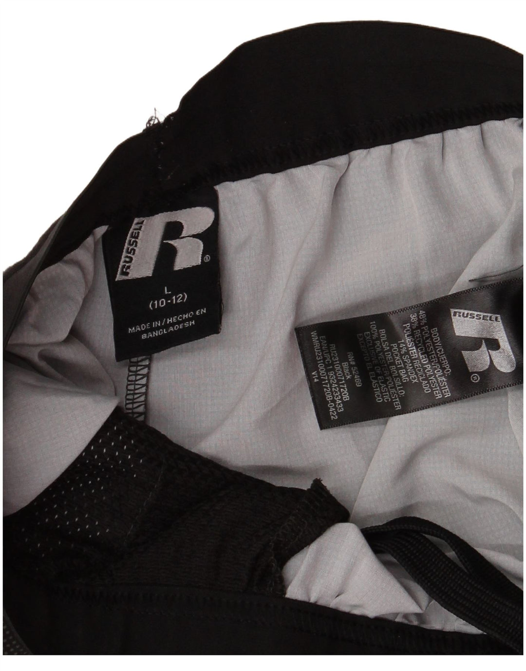 Спортивные шорты RUSSELL ATHLETIC для мальчиков 10–11 лет, большие серые цветные блоки