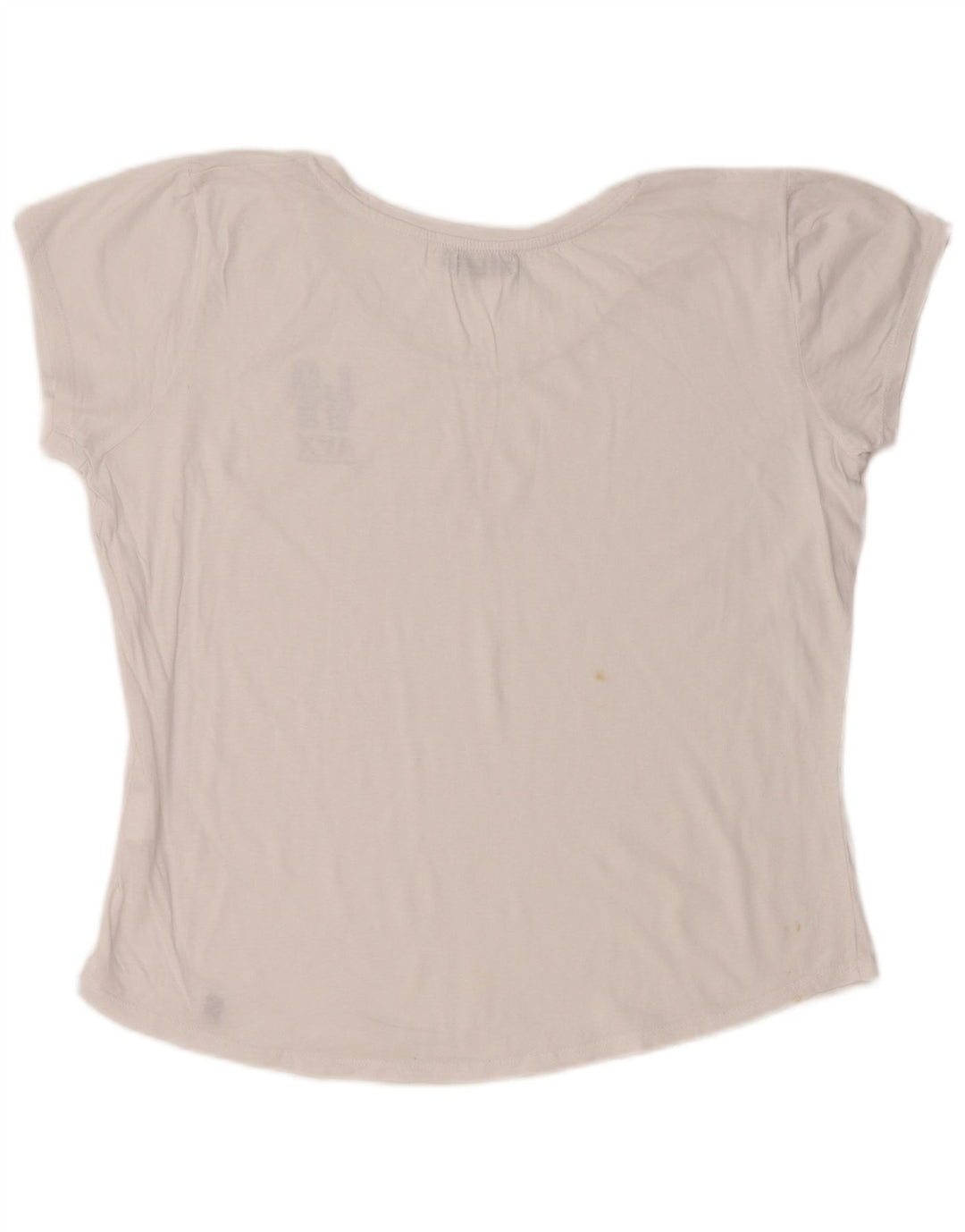 Женская укороченная футболка с рисунком AVIREX UK 22 2XL, белый хлопок