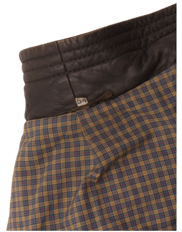 DRESSCO Мужское кожаное пальто IT 54 2XL Серое кожаное