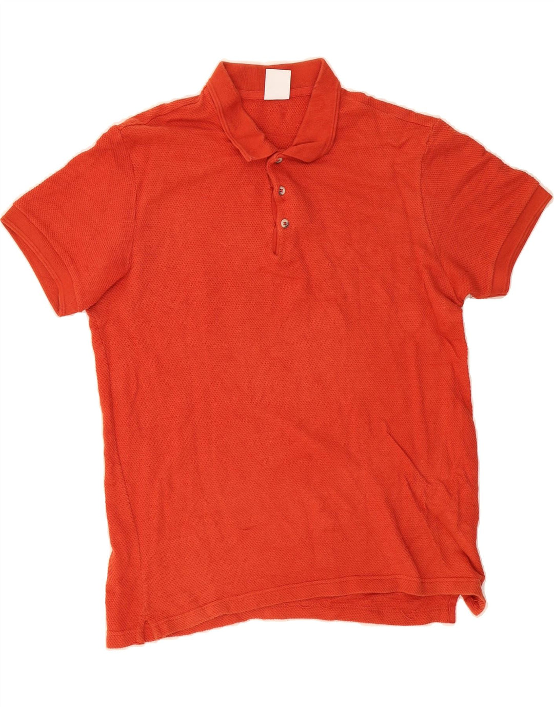 ZARA Mens Polo Shirt Large Red Cotton Vintage Zara and Second-Hand Zara from Messina Hembry 