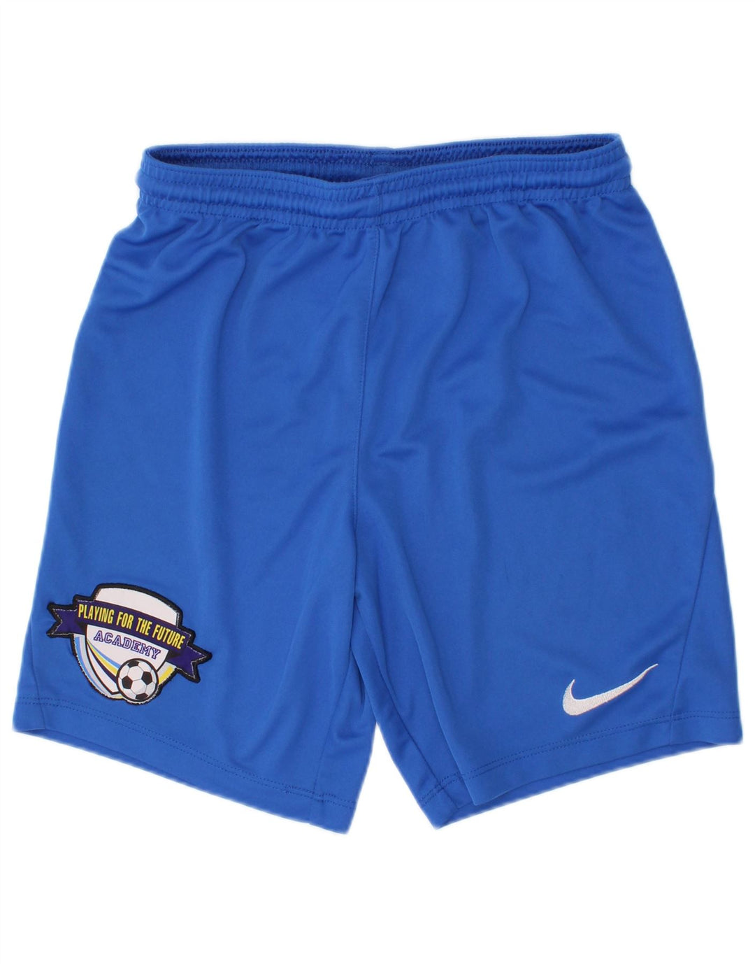 Спортивные шорты Nike Dri Fit с графическим рисунком для мальчиков, 10–11 лет, средний синий, полиэстер