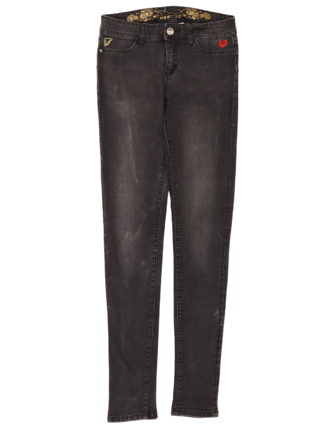 Женские джинсы скинни Desigual W28 L32 Серые