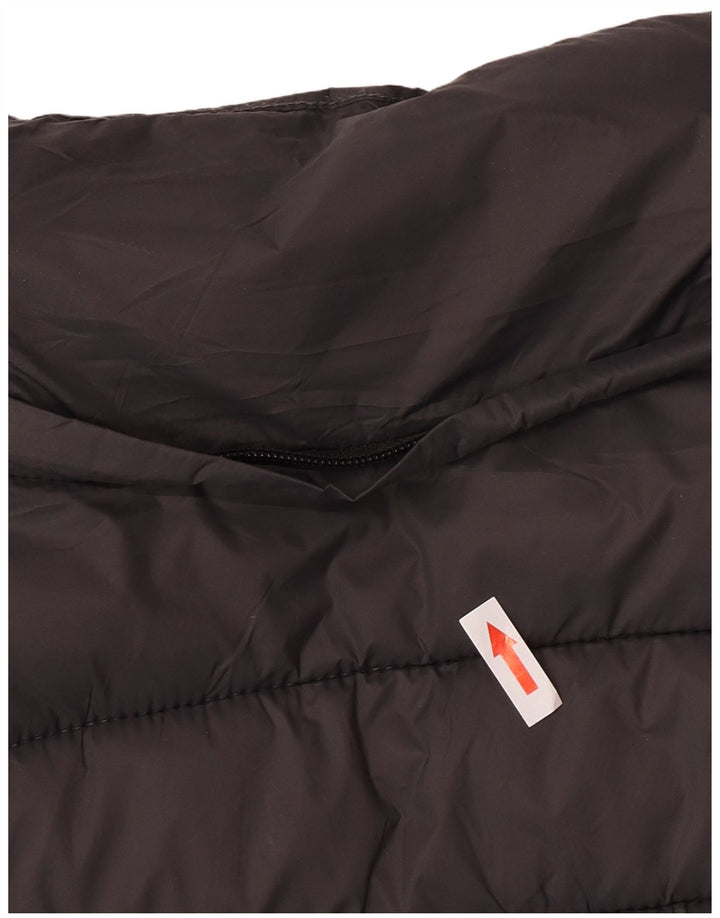 Женская стеганая куртка Superdry UK 16, большой серый нейлон
