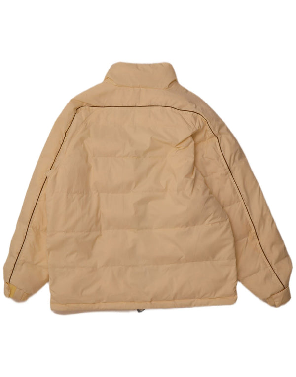 Мужская стеганая куртка FILA UK 40, большая, желтая, полиэстер