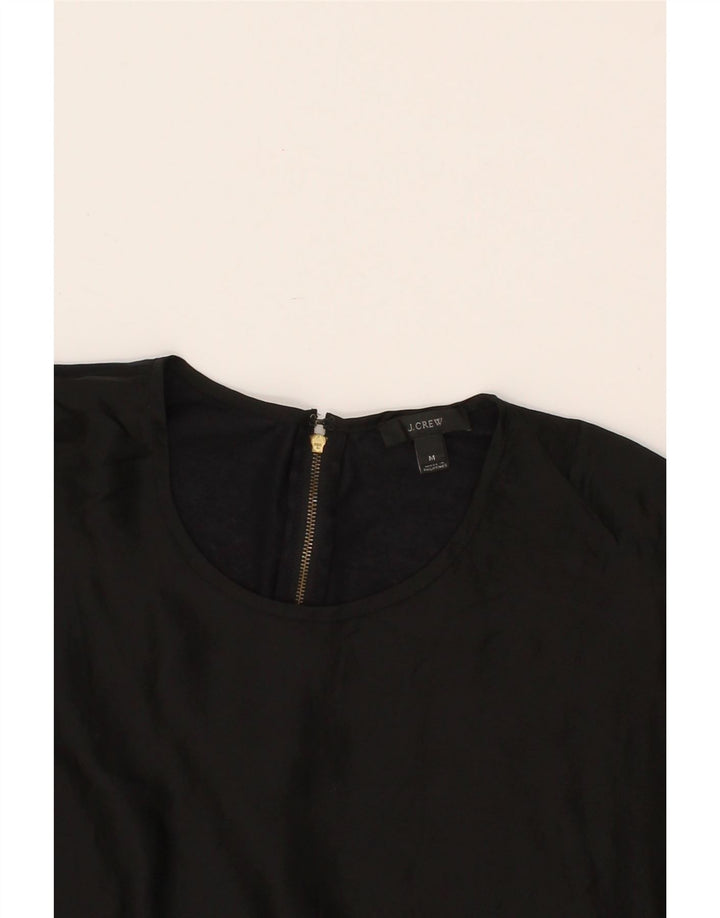 J. CREW Womens Blouse Top UK 14 Medium Black Polyester Comics Vintage J. Crew and Second-Hand J. Crew from Messina Hembry 