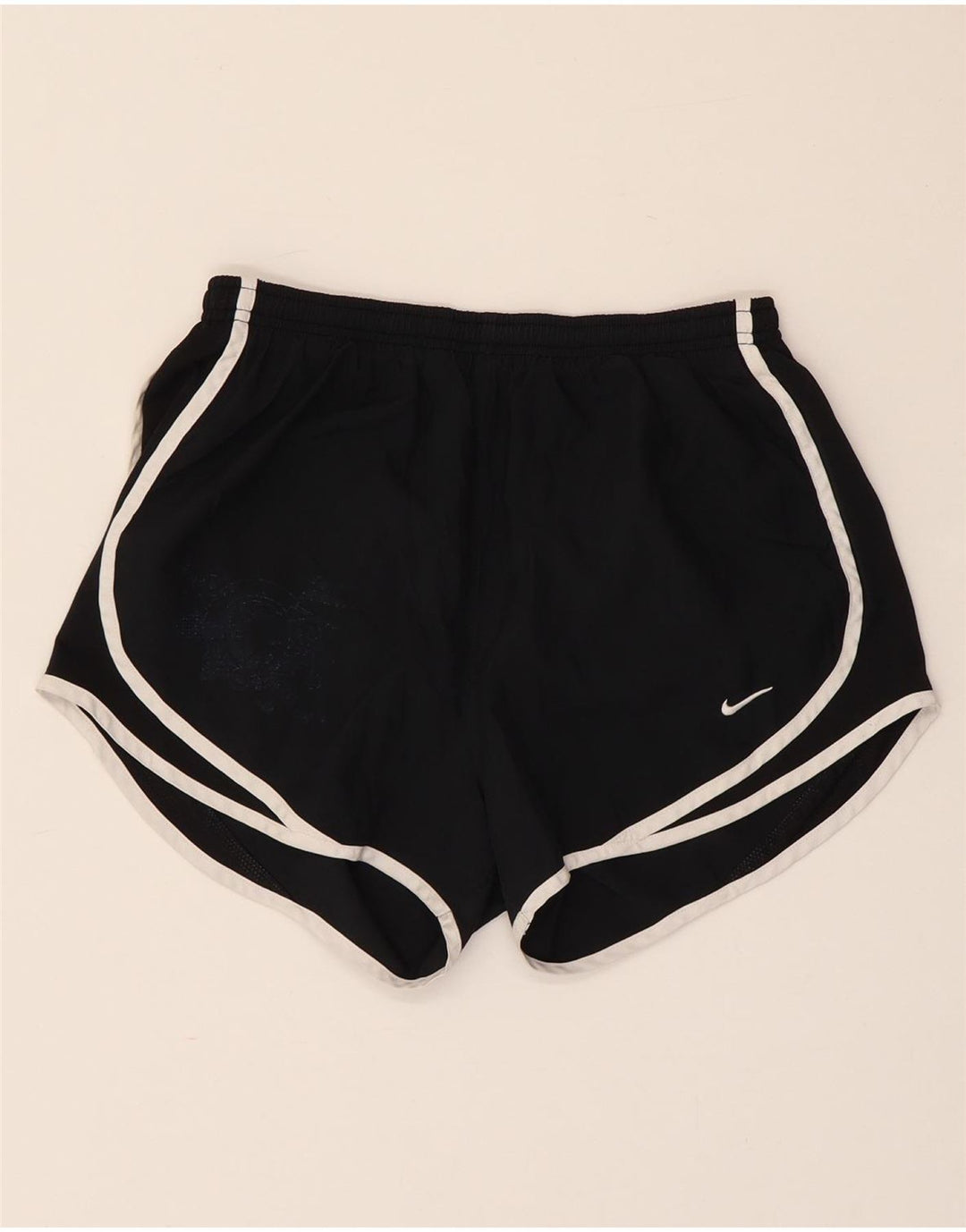 Женские спортивные шорты Nike Dri Fit UK 10, маленькие черные из полиэстера