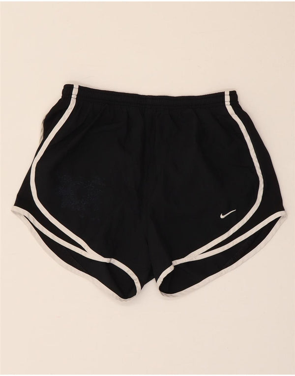 Женские спортивные шорты Nike Dri Fit UK 10, маленькие черные из полиэстера