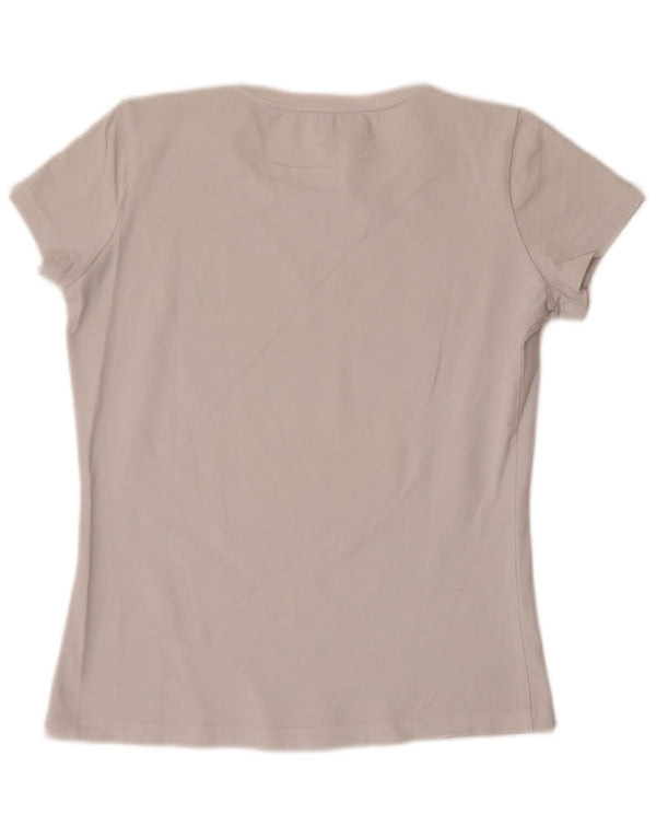 Женская футболка с рисунком Calvin Klein Jeans Top UK 12, средний белый