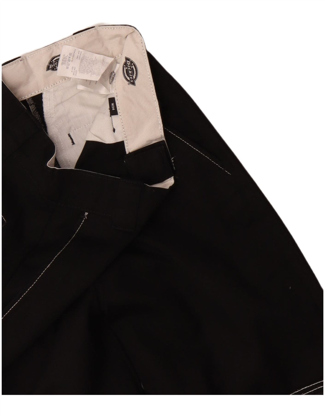 Мужские прямые брюки-карго Dickies W24, черный полиэстер