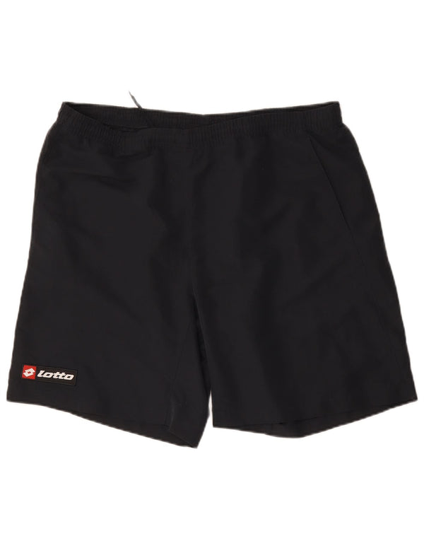Lotto Mens Sport Shorts Large  Navy Blue Polyester