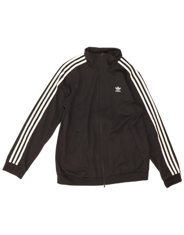 Женский спортивный костюм Adidas Top Jacket UK 12, средний черный хлопок
