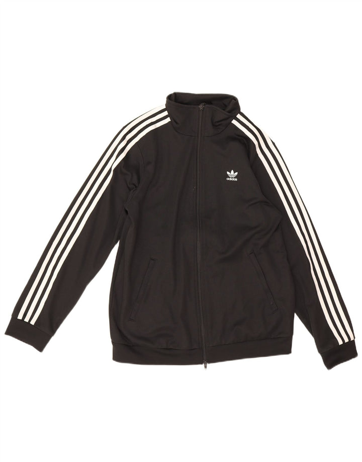 Женский спортивный костюм Adidas Top Jacket UK 12, средний черный хлопок