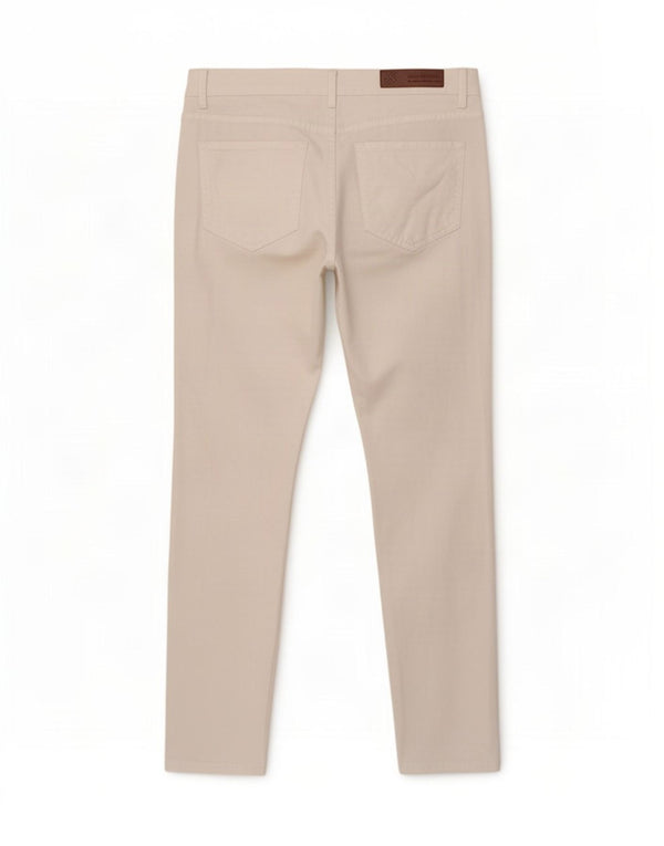Мужские прямые повседневные брюки Zara EU 40 Medium W31 L32, белый хлопок