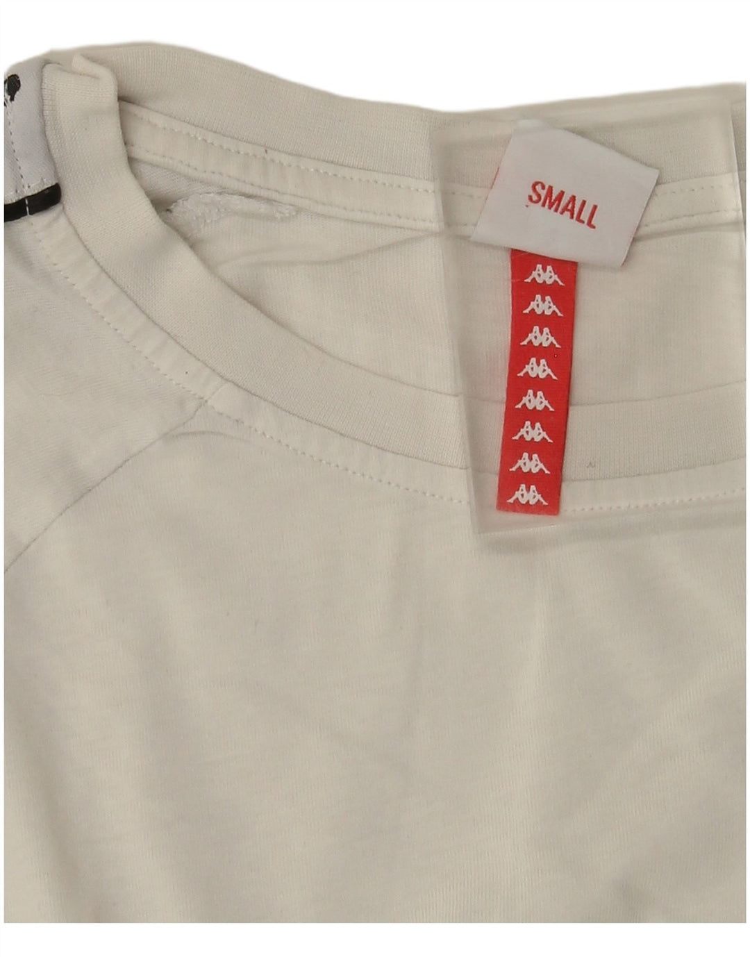 Мужская футболка с рисунком Kappa, маленькая белая