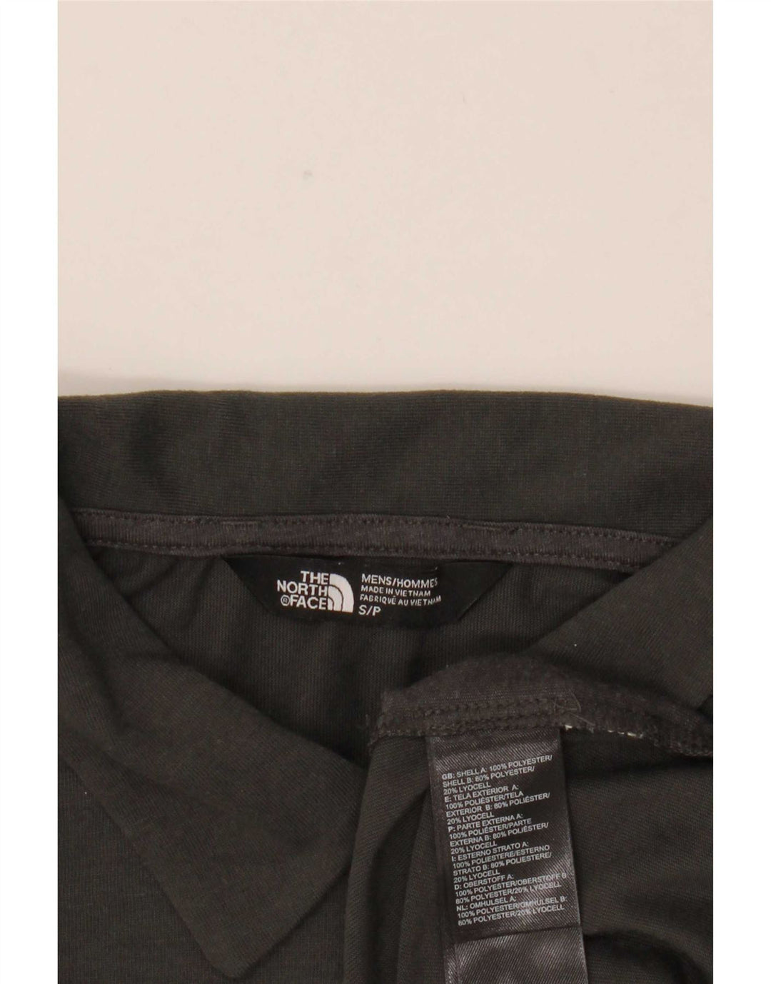 Мужская рубашка-поло The North Face, маленький серый полиэстер