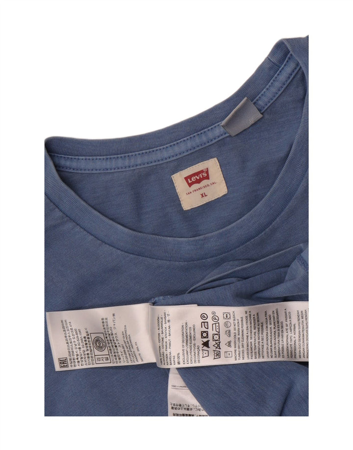 Мужская футболка Levi's Top XL, синяя, хлопок