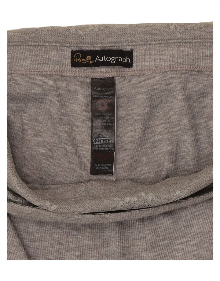 AUTOGRAPH  Womens Tracksuit Trousers UK 10 Small  Grey Polyester Vintage Autograph and Second-Hand Autograph from Messina Hembry 