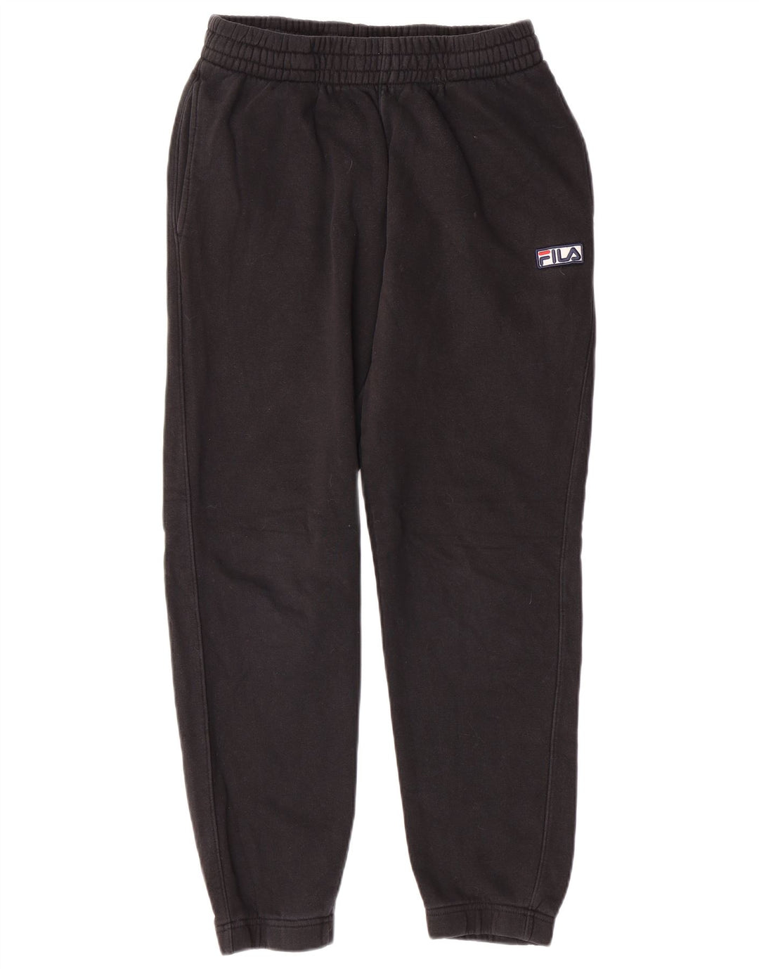 FILA Mens Tracksuit Trousers Joggers Small  Black Cotton