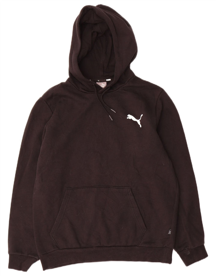 Мужской джемпер с капюшоном Puma, средний черный, хлопок