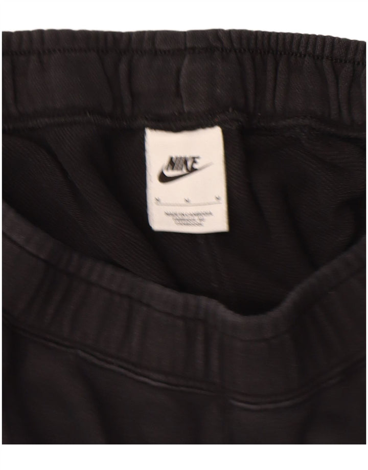 Мужские спортивные шорты Nike с графическим рисунком, средний черный, хлопок