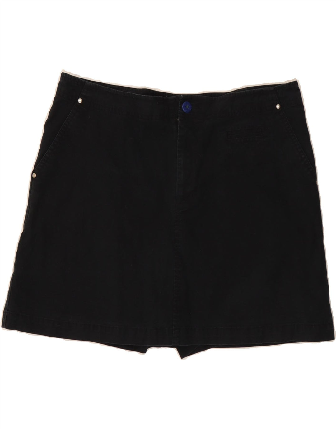 DOCKERS Womens Favorite Fit Skort US 10 Large  Black Cotton Vintage Dockers and Second-Hand Dockers from Messina Hembry 