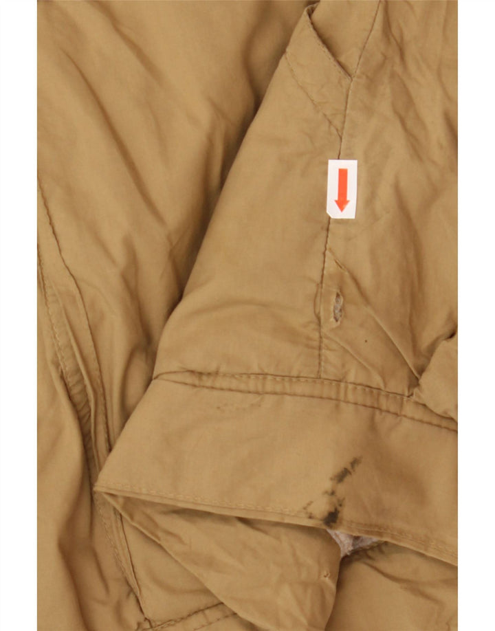 Винтажная мужская куртка в стиле милитари IT 50 большая коричневая