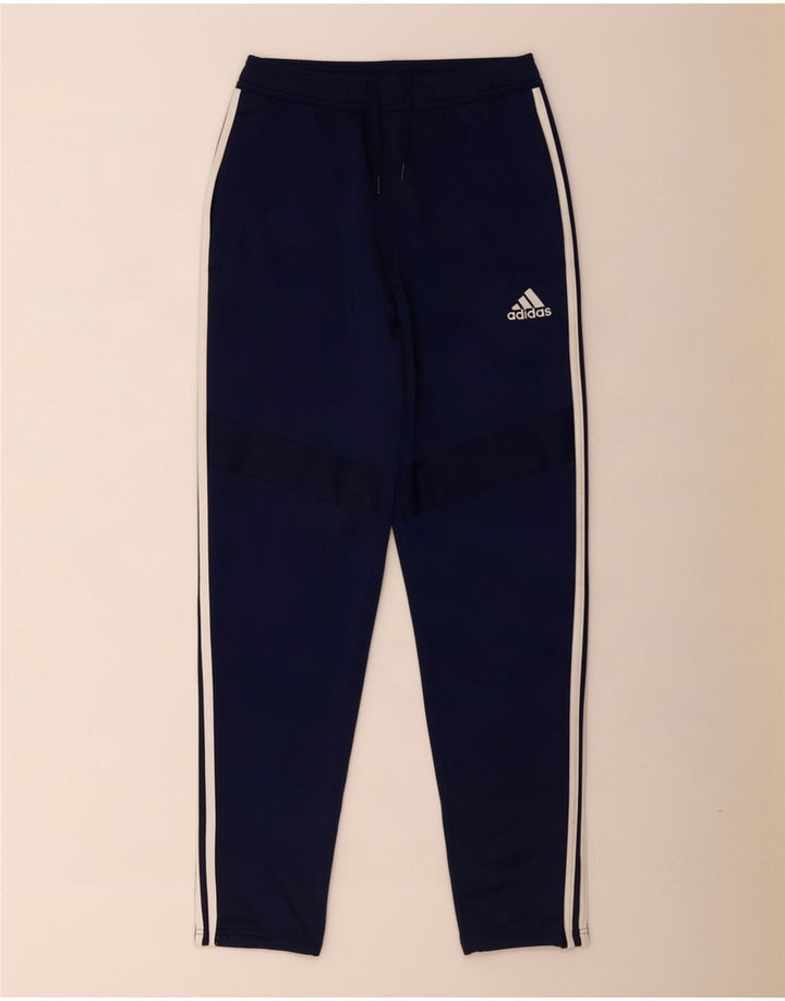 Мужские спортивные брюки Adidas, маленькие темно-синие, полиэстер