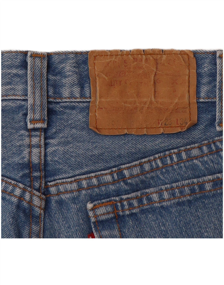 Женские джинсовые шорты Levi's 501 W28, средние синие