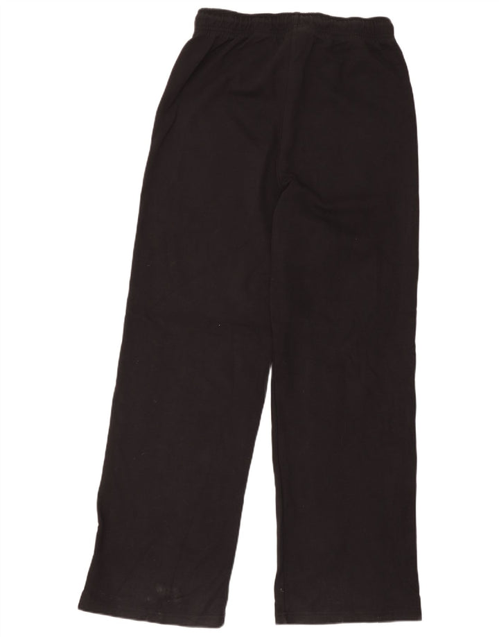 Женские спортивные брюки Zara UK 12, средний черный хлопок, черный