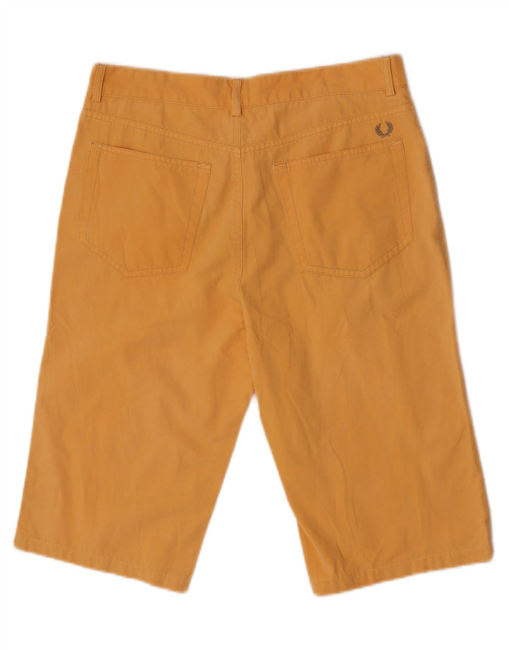 Мужские повседневные шорты Fred Perry IT 46, маленькие W32, желтый хлопок
