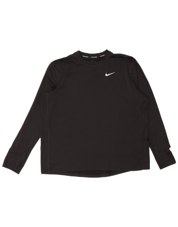 Мужской топ Nike Dri Fit с длинным рукавом XL, черный