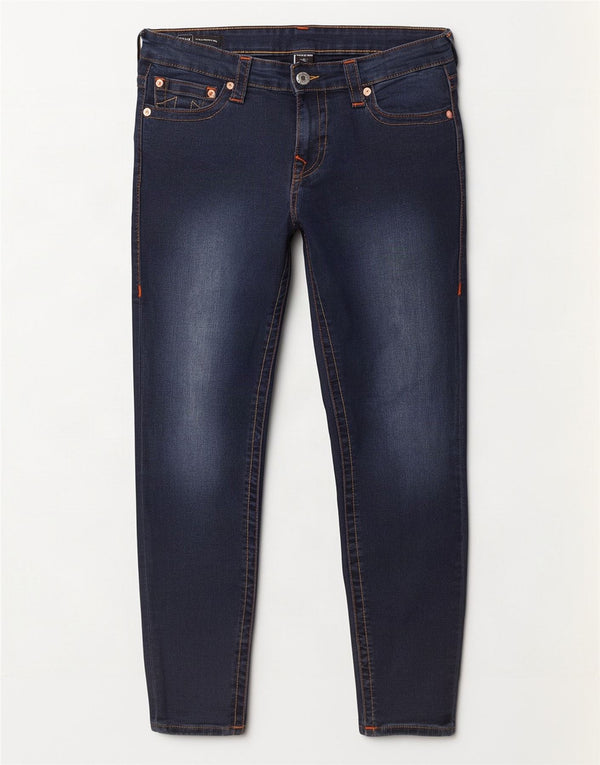 Женские джинсы суперскинни со средней посадкой True Religion Halle W31 L28 синие