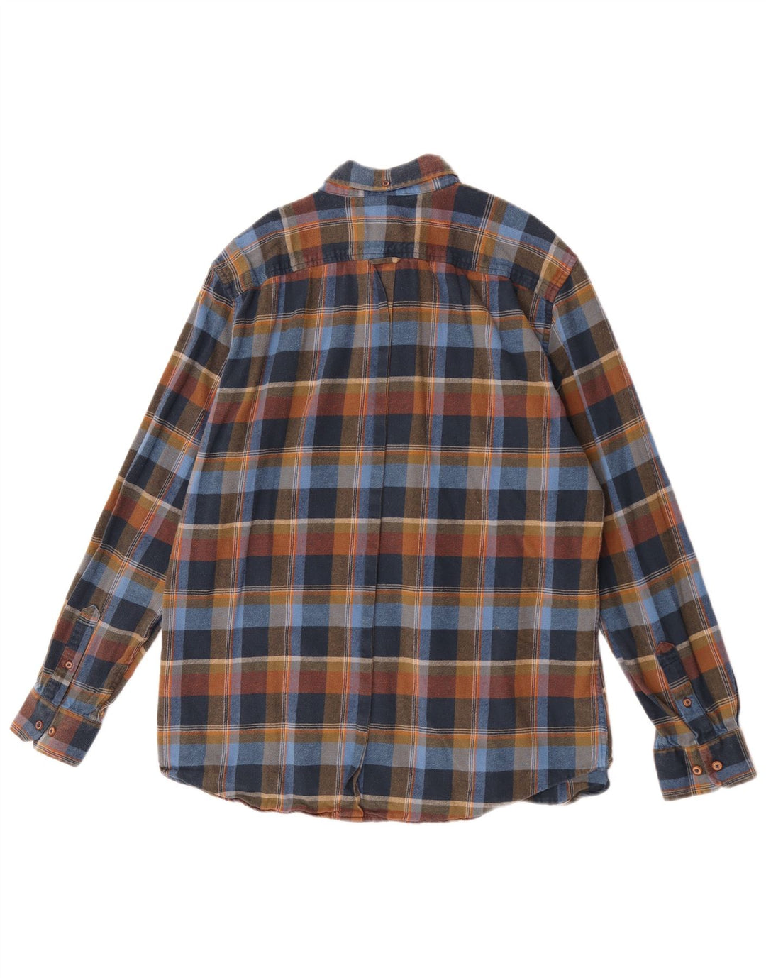 Мужская фланелевая рубашка Ben Sherman XL в разноцветную клетку, хлопок
