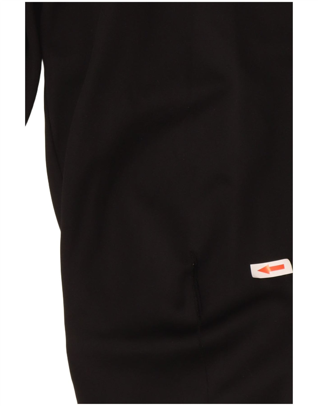 Мужские спортивные брюки Nike Dri Fit среднего размера, полиэстер с цветными блоками, средний черный