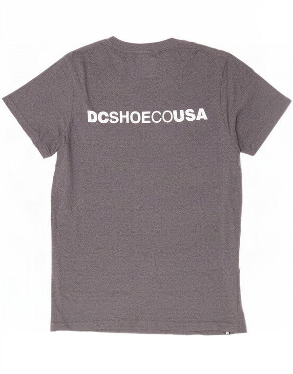 DC Mens Graphic T-Shirt Top Small Grey