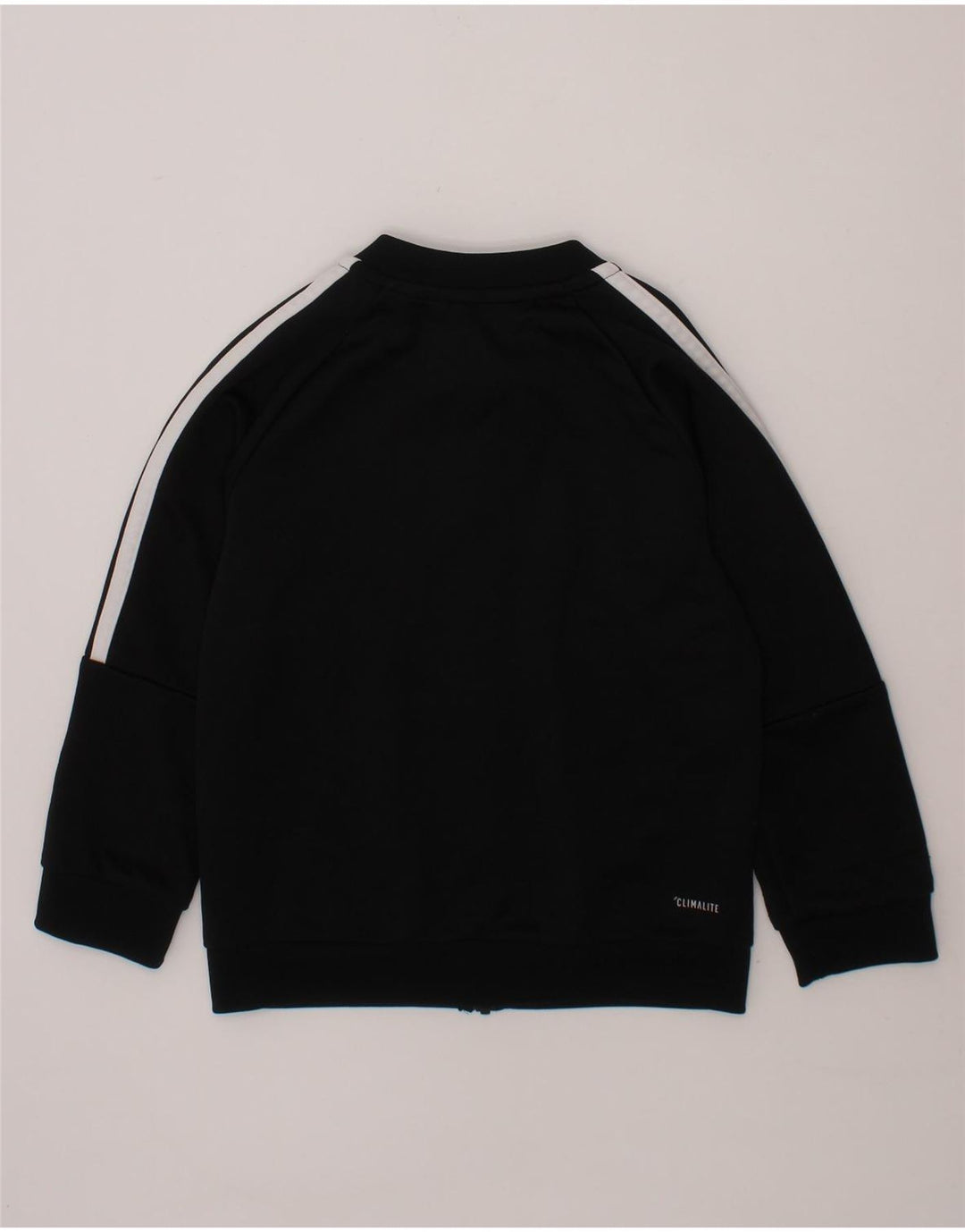 ADIDAS Boys Climalite Tracksuit Top Jacket 3-4 Years Black Polyester Vintage Adidas and Second-Hand Adidas from Messina Hembry 