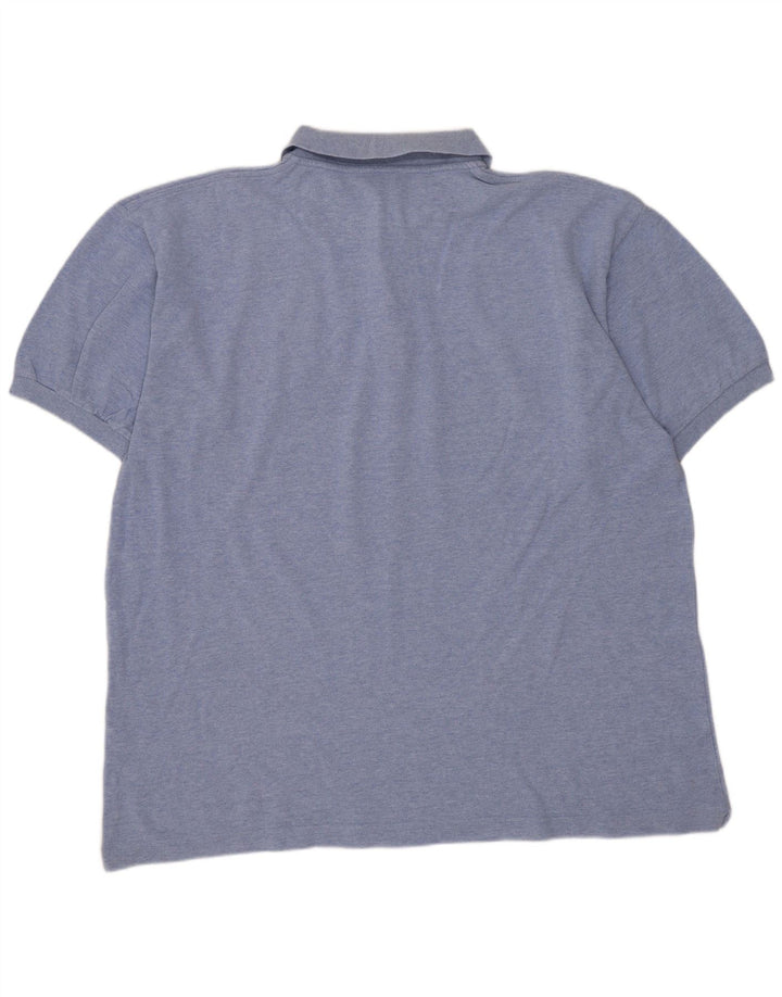 Мужская рубашка-поло Kappa, большая синяя хлопковая