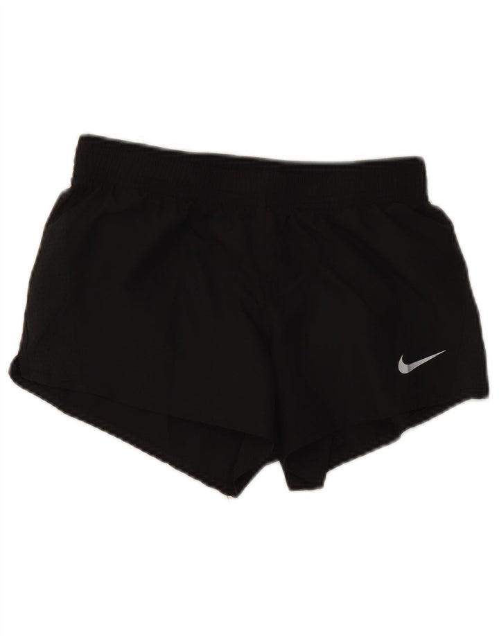 Женские спортивные шорты Nike Dri Fit UK 8, маленькие черные, полиэстер