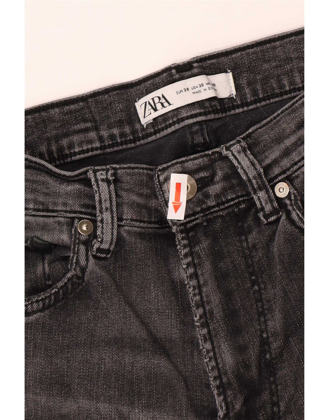 Мужские джинсы скинни Zara EU 38 Small W30 L29 Серые