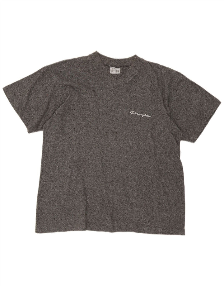 CHAMPION Mens T-Shirt Top Large Grey