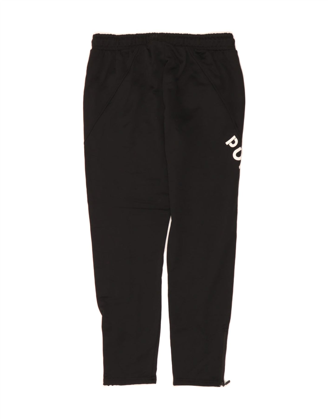 PUMA Mens Graphic Tracksuit Trousers Medium  Black Polyester Vintage Puma and Second-Hand Puma from Messina Hembry 