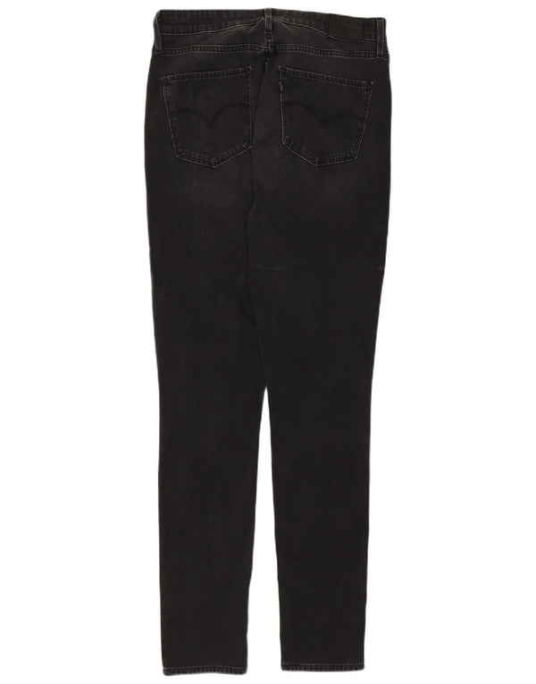 Levi's Womens 721 High Rise Skinny Jeans W30 L30 Grey Cotton