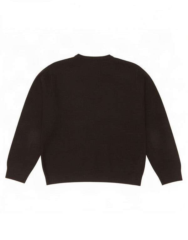 Мужской джемпер с v-образным вырезом Marks & Spencer Blue Harbour XL, черный акрил