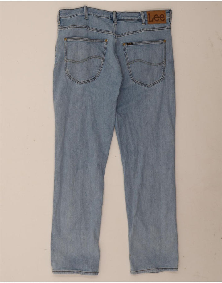 Мужские прямые джинсы Lee Brooklyn W36 L30, синий хлопок