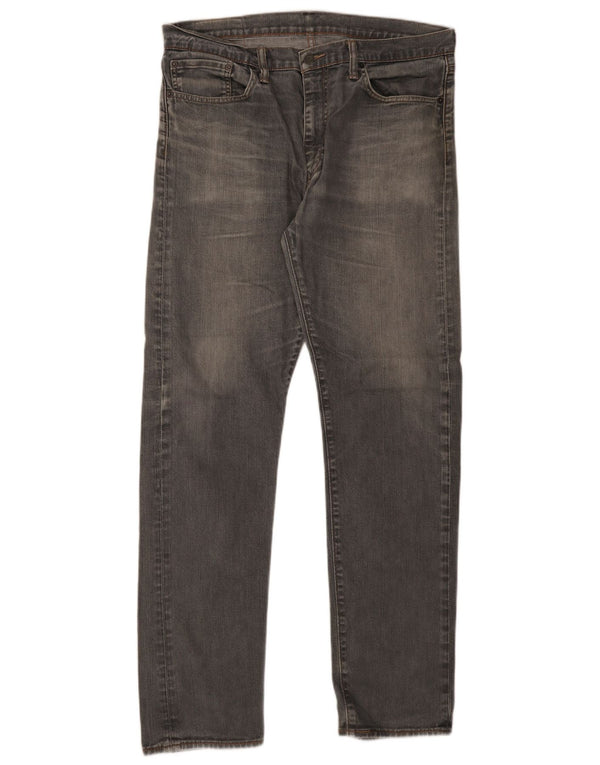 Мужские зауженные джинсы Levi's 508 W36 L34 Серые хлопковые