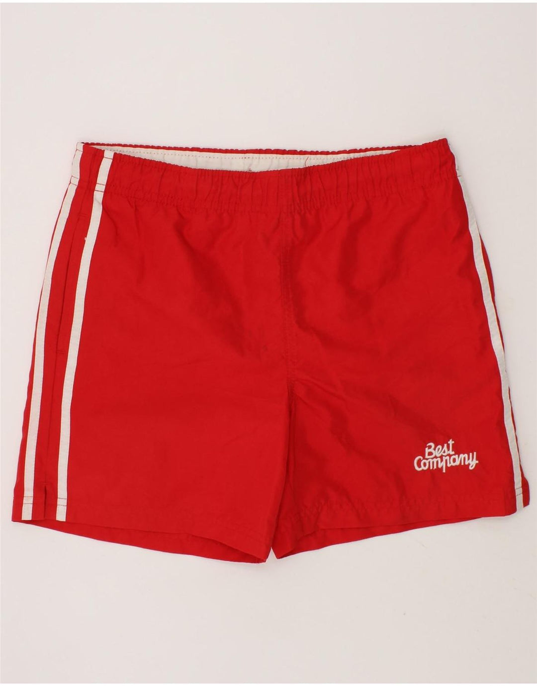 BEST COMPANY Boys Sport Shorts 9-10 Years Red Polyester Vintage Best Company and Second-Hand Best Company from Messina Hembry 