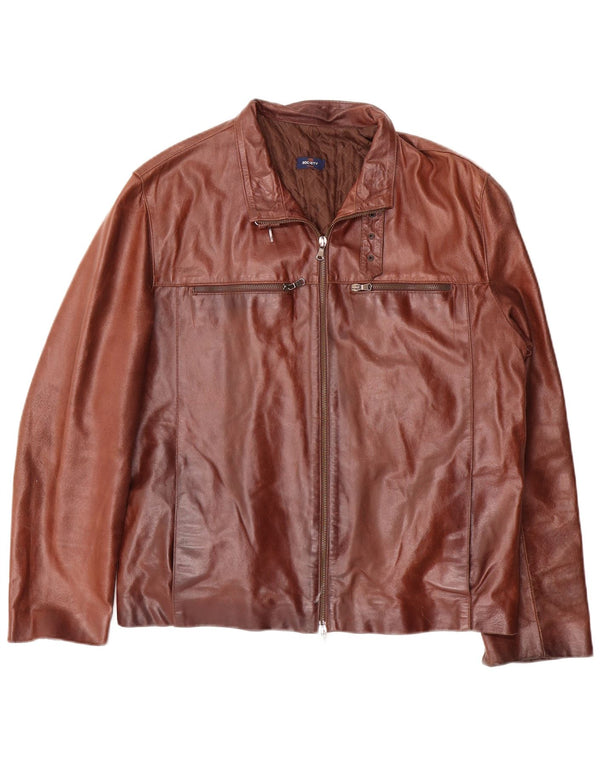 Мужская кожаная куртка UK 40, большая