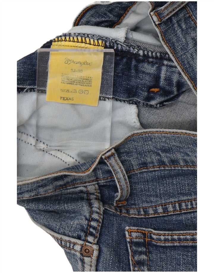 Мужские прямые джинсы WRANGLER Texas W32 L27, синий хлопок