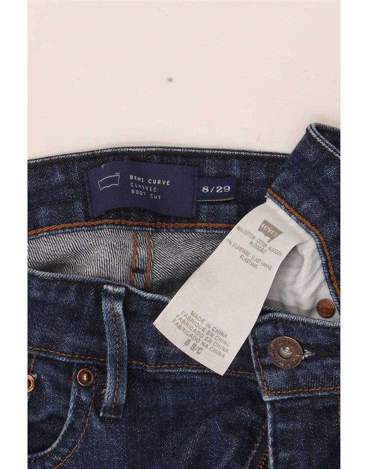 Женские джинсы Levi's Demi Curve Bootcut US 8 Medium W29 L30 Темно-синие
