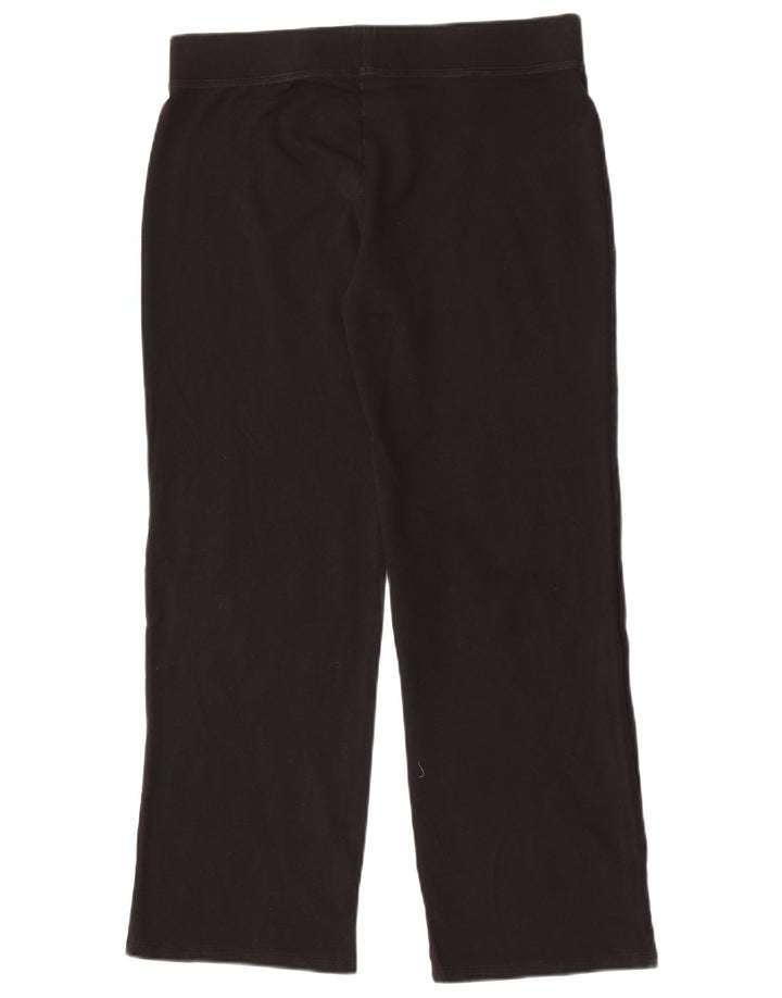 Женские спортивные брюки Marks & Spencer UK 12, средний черный, хлопок